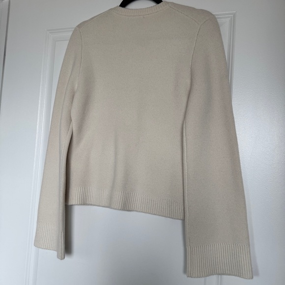 NWT! QUINCE Women's Mongolian Cashmere Structured Cardigan Sweater | Ivory | XS - Picture 6 of 16